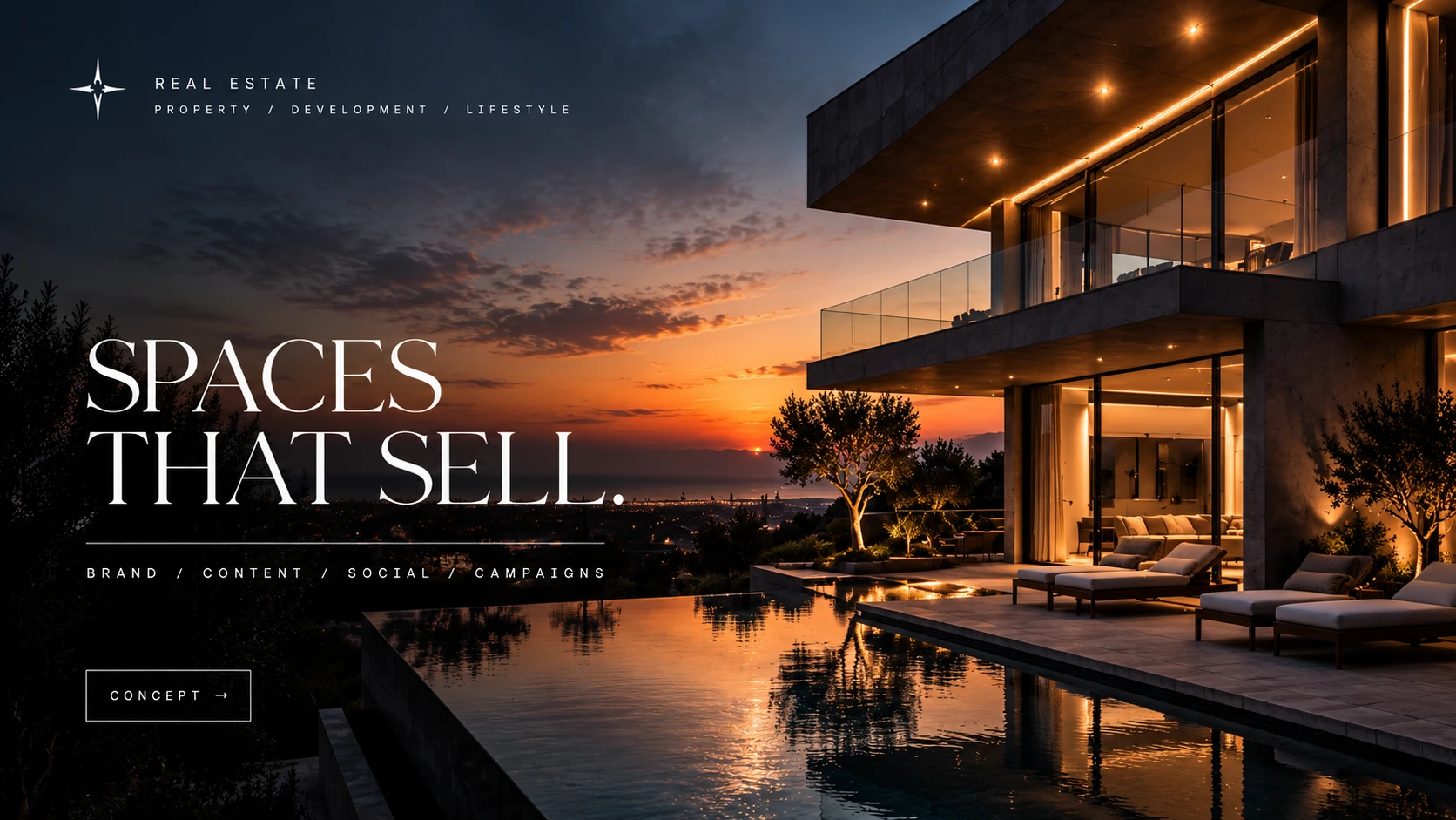 Real estate — concept campaign, in-house